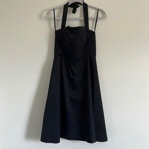 White House Black Market Tie back Halter Dress